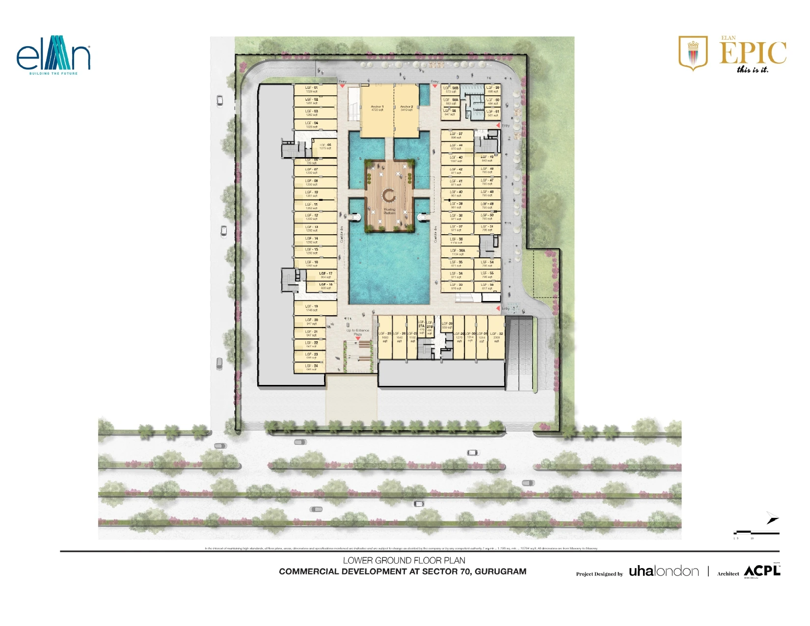 Lower Ground Floor Plan Of Elan Epic1