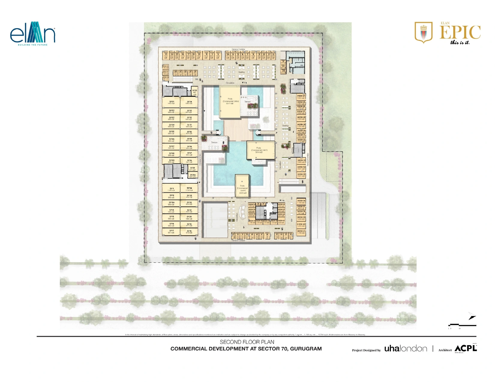 Second Floor Plan Of Elan Epic3