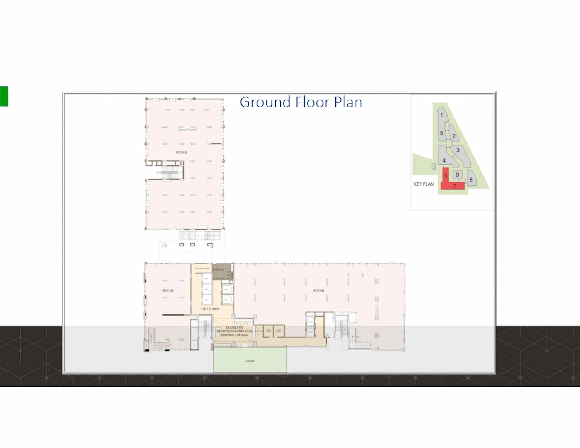 Ground Floor Plan Of M3M My Den2