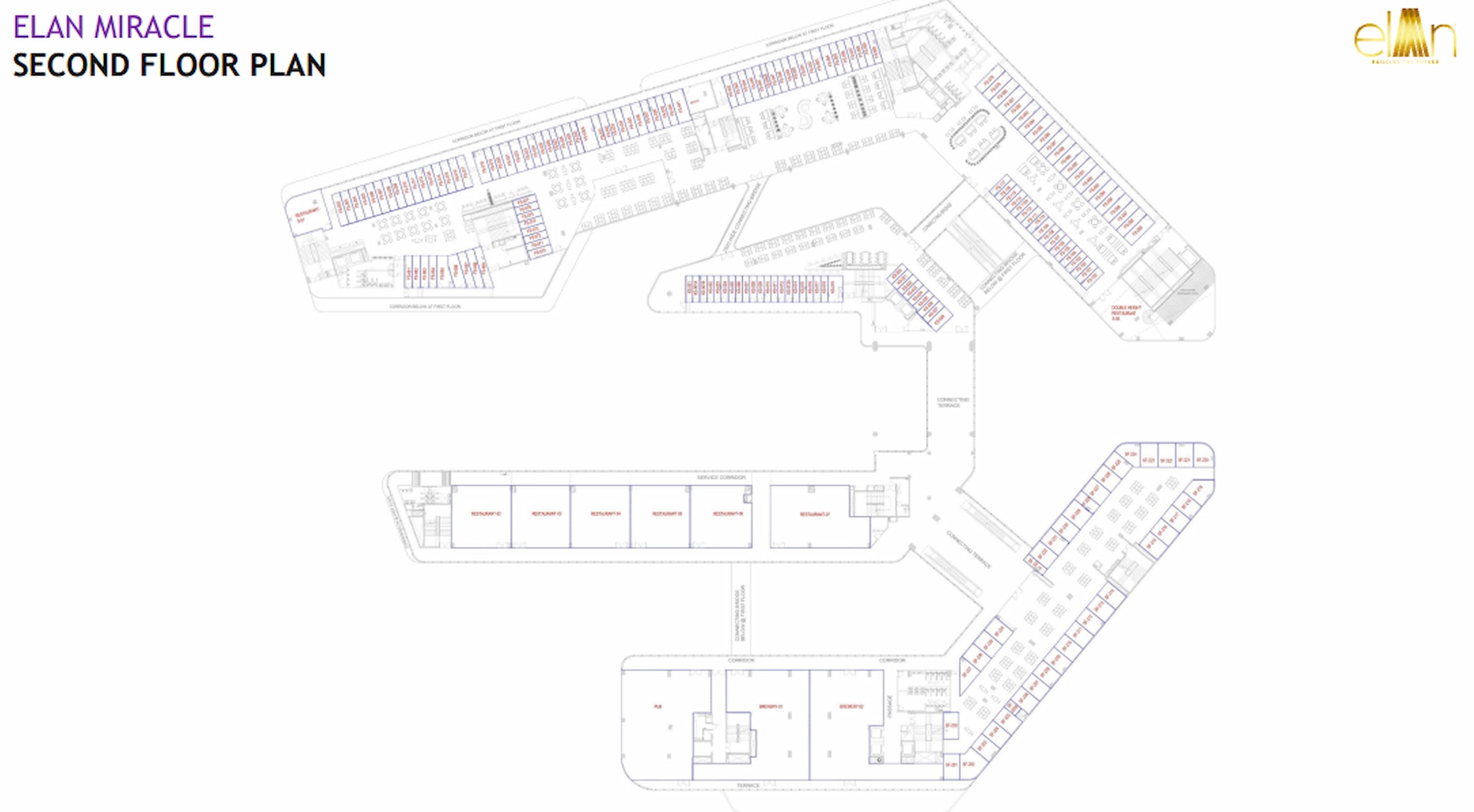 Second Floor Plan Of Elan Miracle4