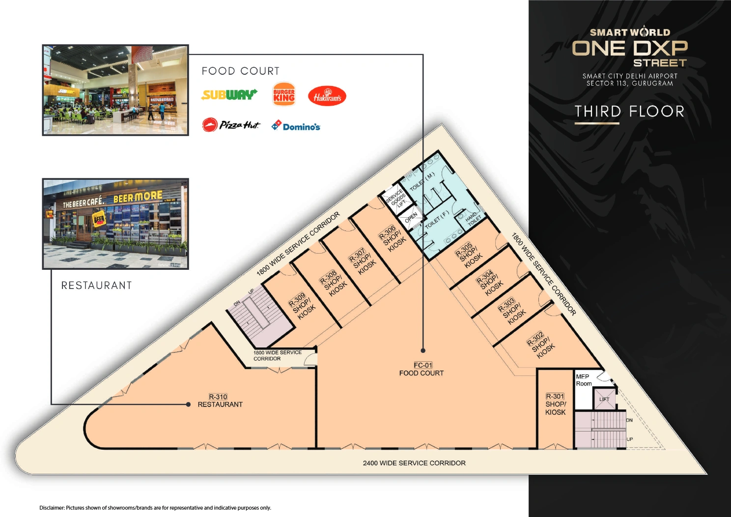 Third Floor Plan Of Smartworld One Dxp Street4