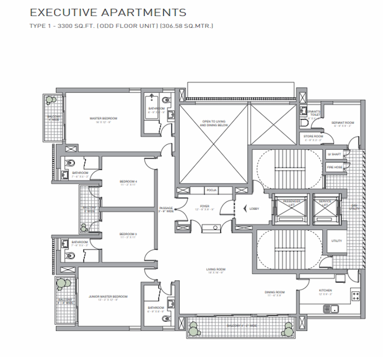 5 BHK Floor Plan Of Tata Primanti3