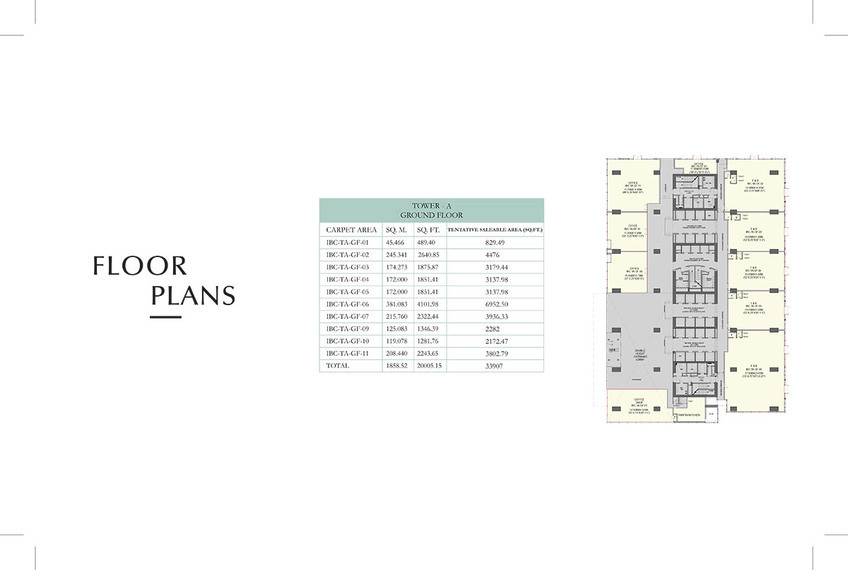 Ground Floor Plan Of Emaar India Business Centre1