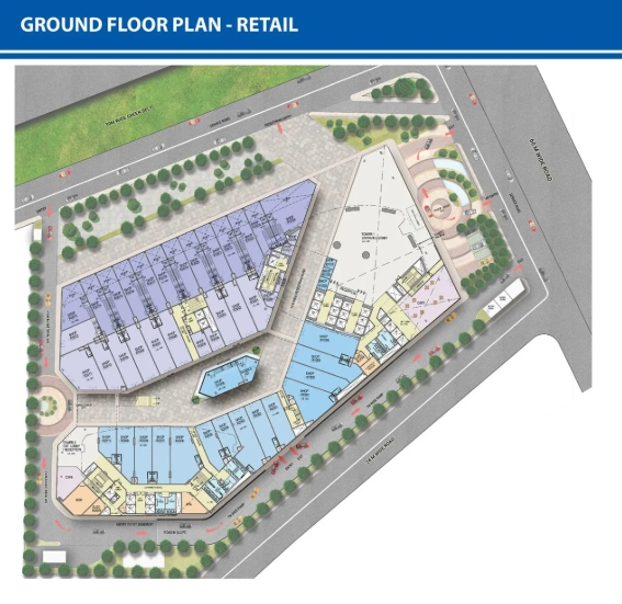 Ground Floor Plan Of M3M Capital Financial Centre1