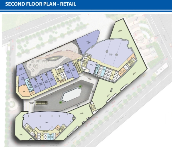 Second Floor Plan Of M3M Capital Financial Centre3