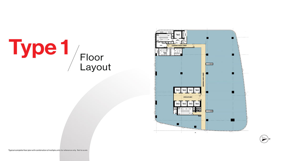 Floor Plan OF Reach AIRIA Corporate Tower1