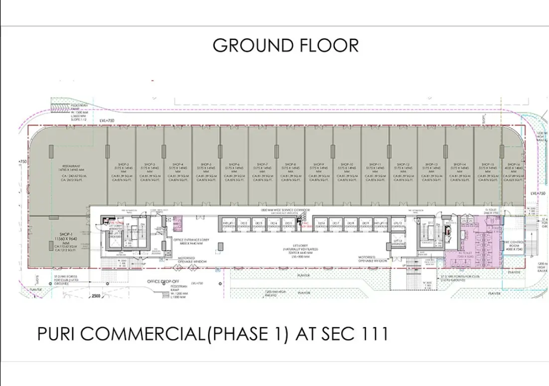 Puri Aerosphere Ground Floor Plan1