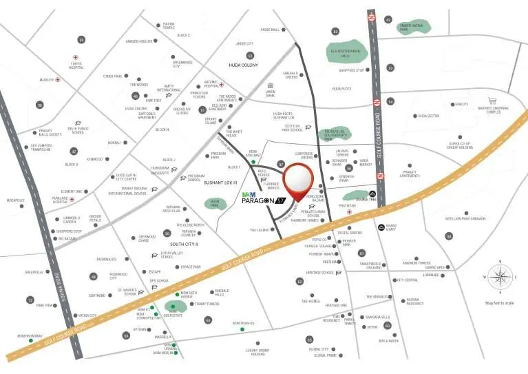 Site Plan Of M3M Paragon57