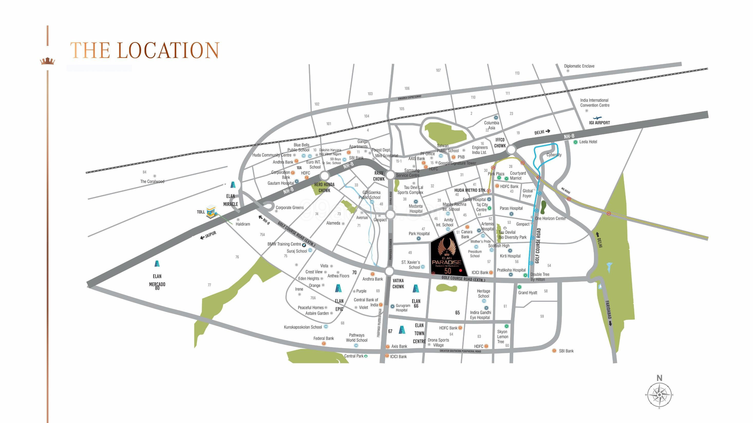 Site Plan Of Elan Paradise
