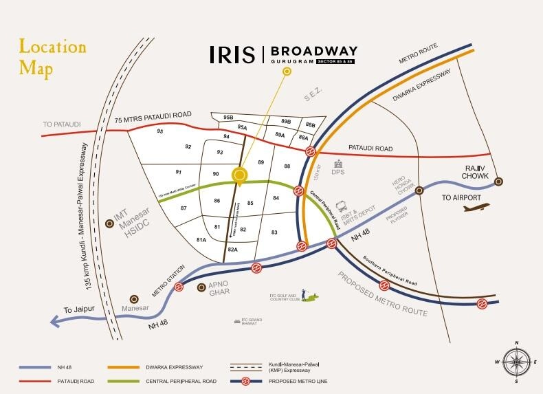 Site Plan Of Trehan Iris Broadway