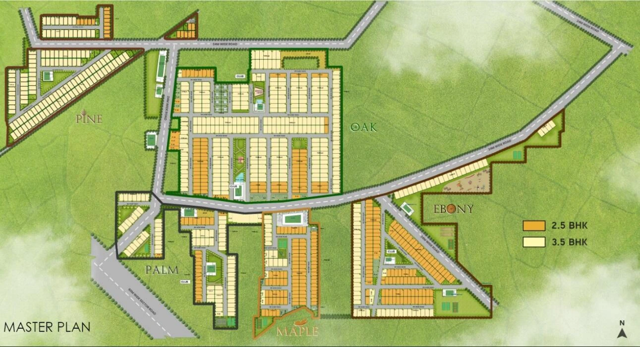 Site Plan Of M3M Antalya Hills