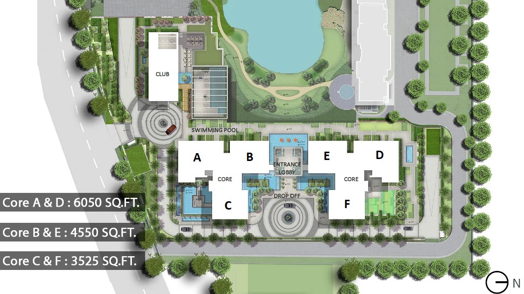 Site Plan Of Trump Towers Sector 65 Gurgaon