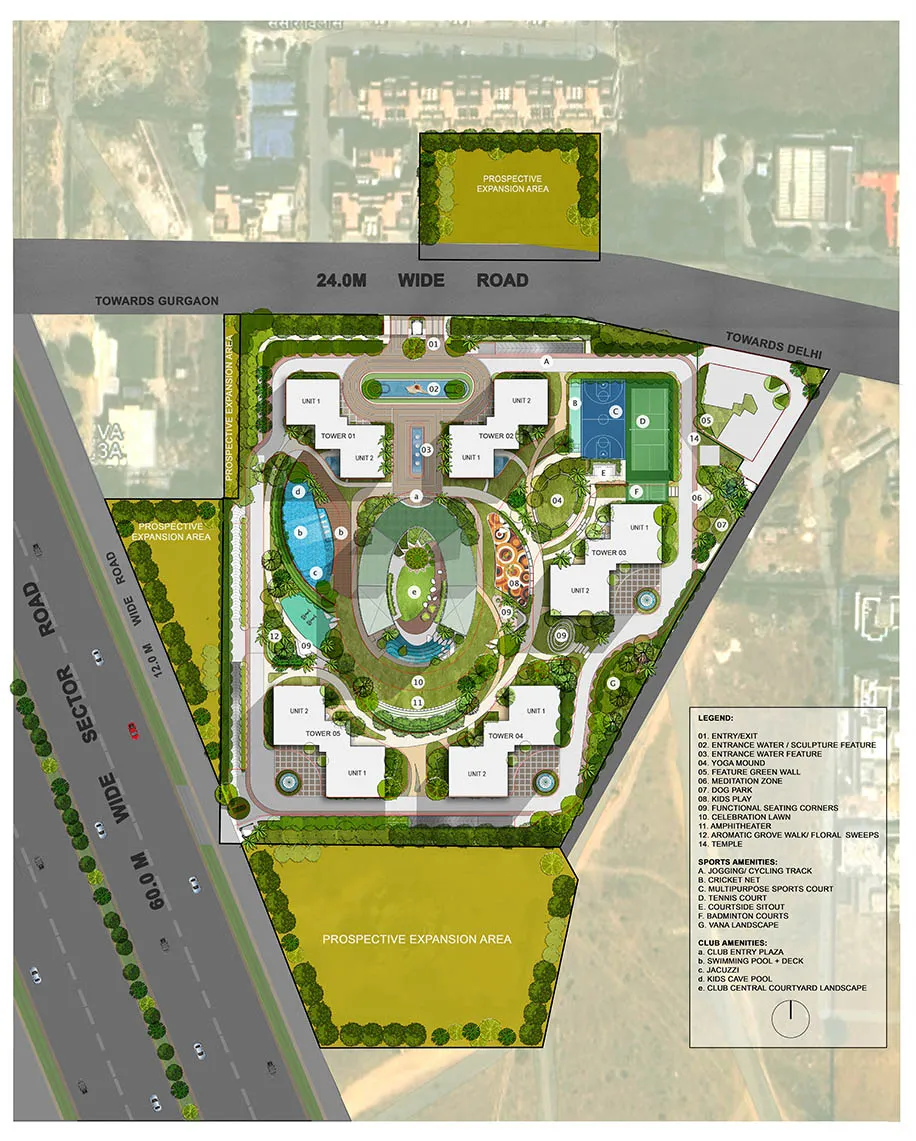 Site Plan Of Tarc Ishva