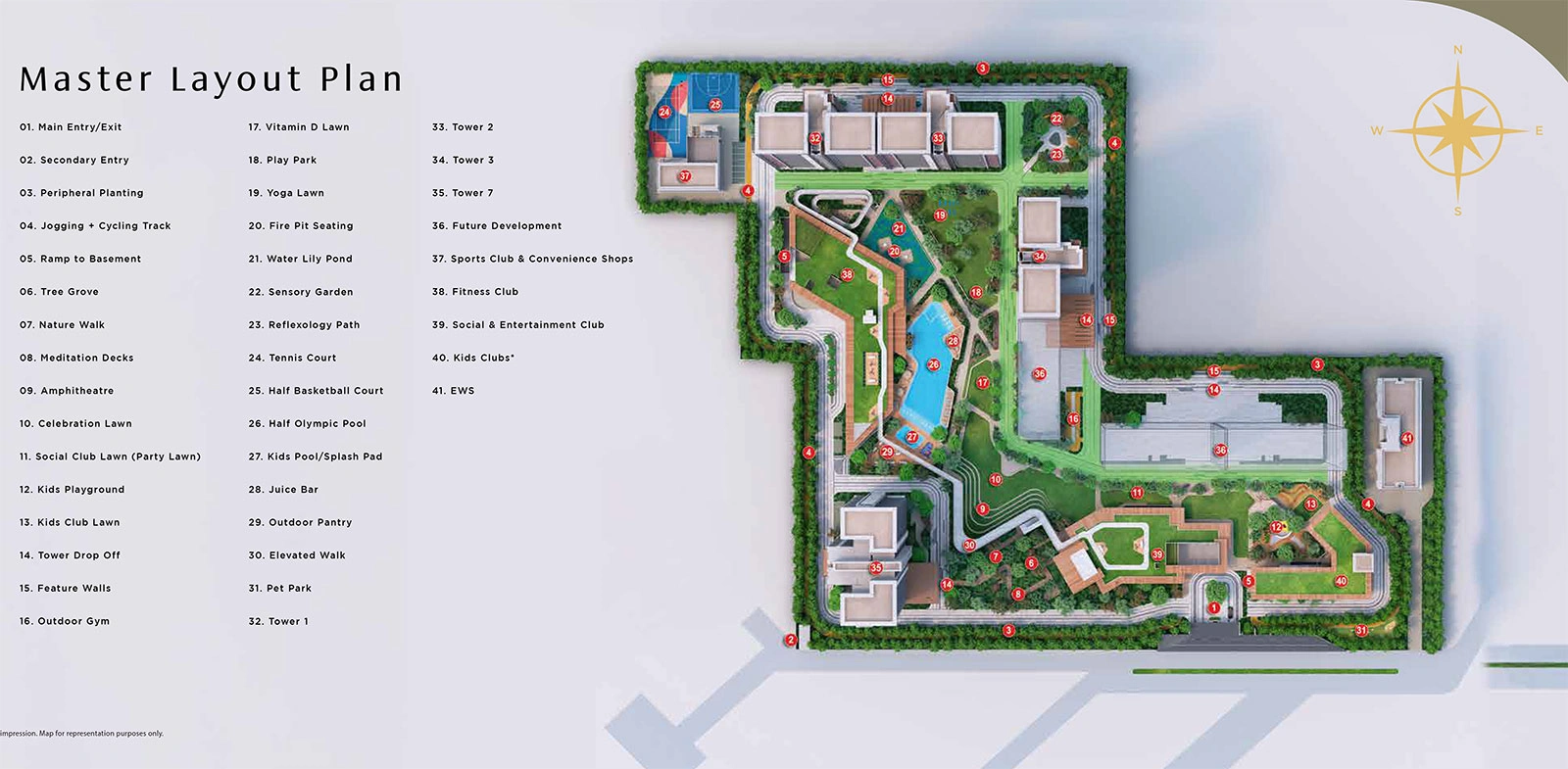 Site Plan Of Birla Arika Gurgaon