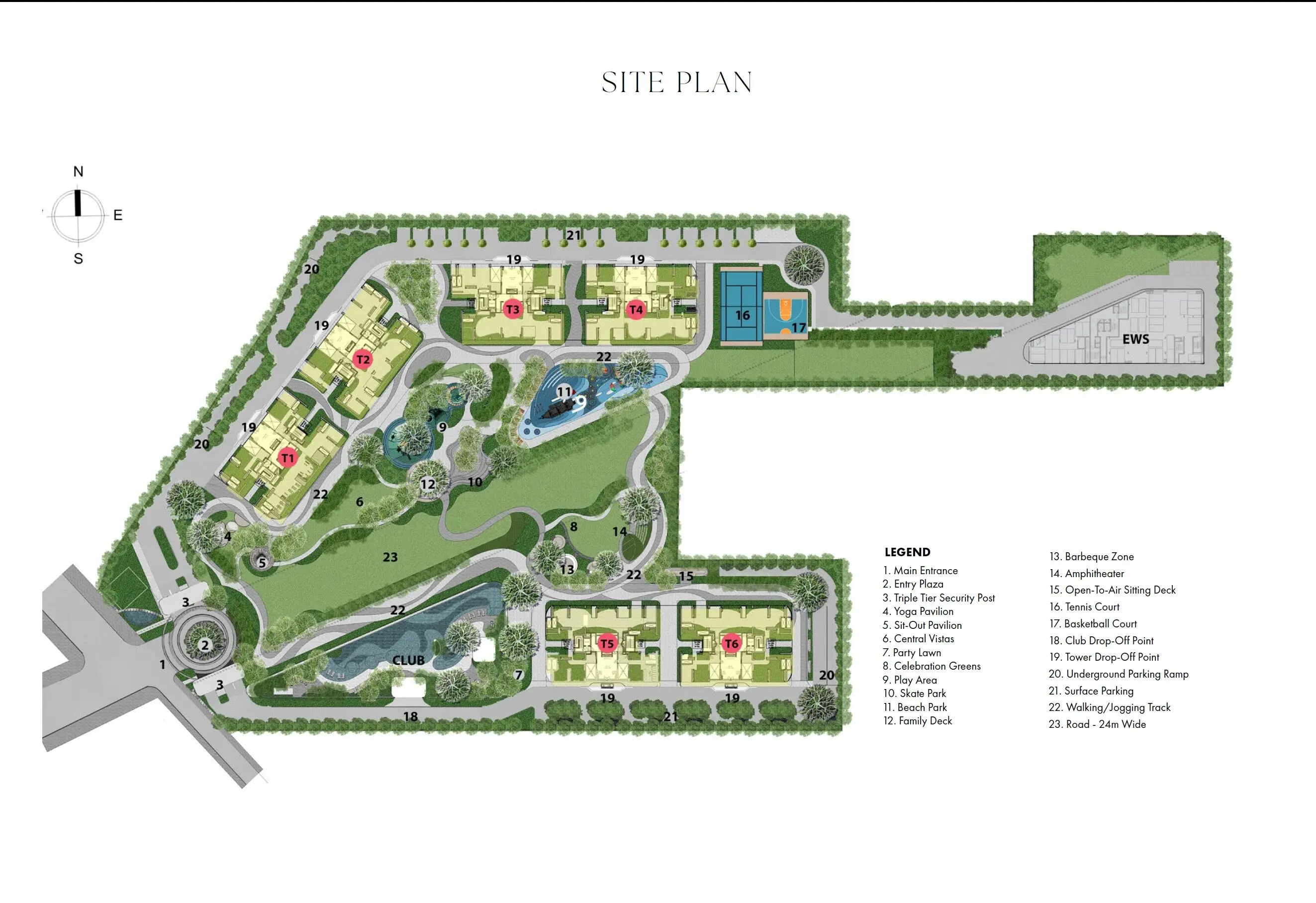 Site Plan Of Smartworld The Edition