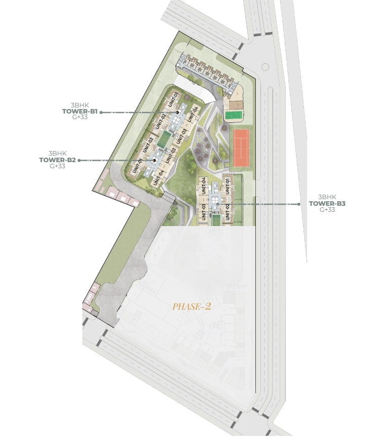 Site Plan Of Navraj The Kingstown Heights