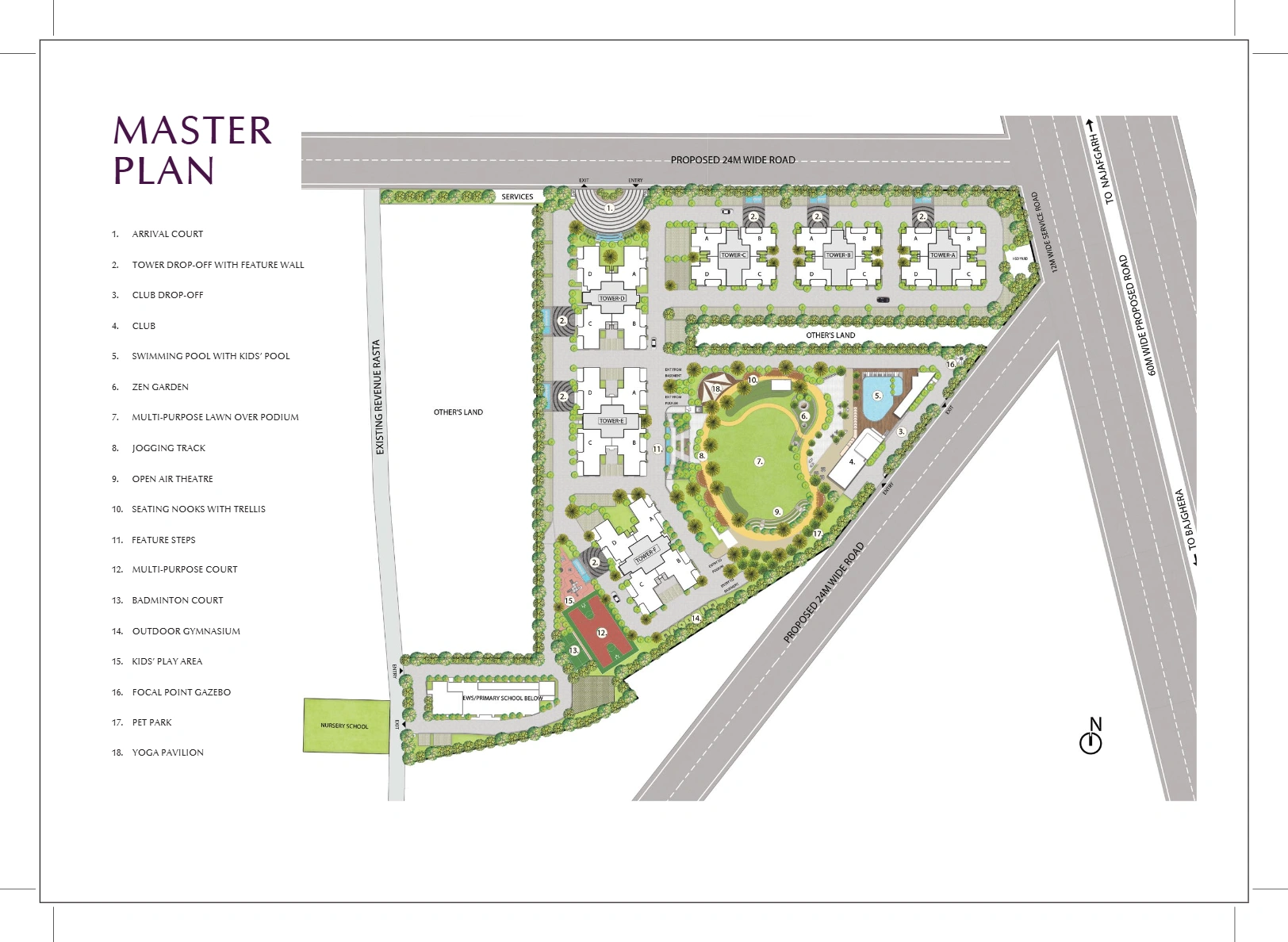Site Plan Of Emaar Urban Ascent