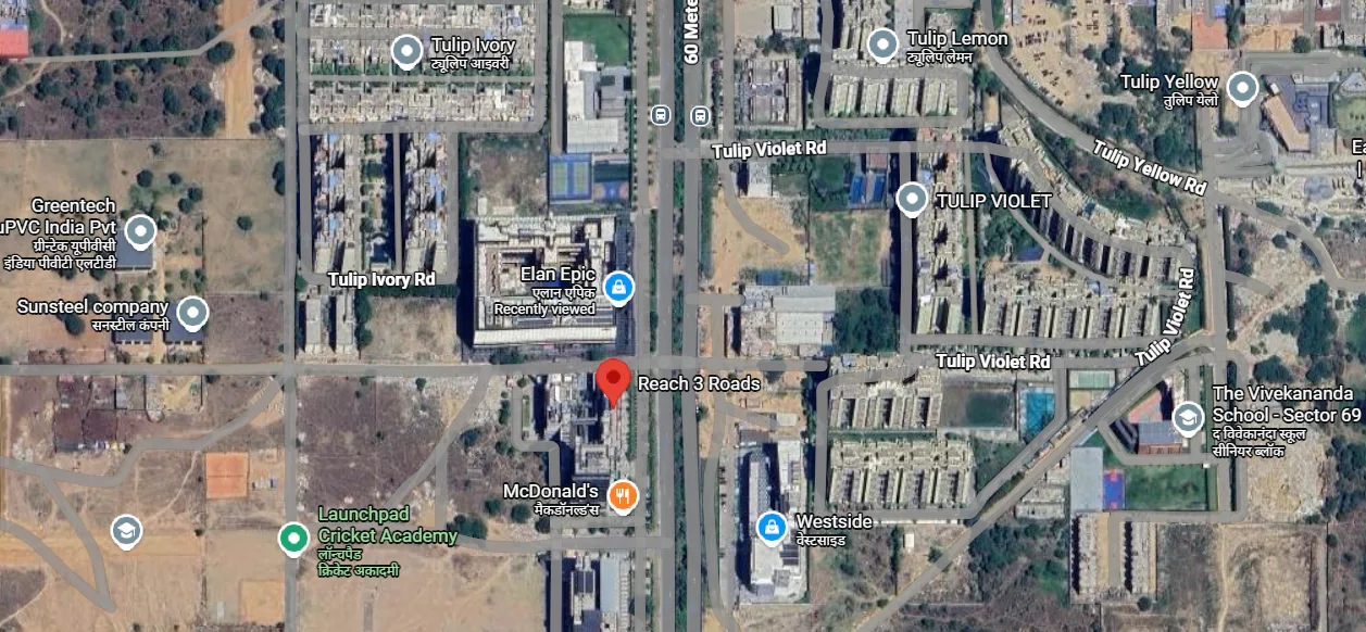 Site Plan Of Reach 3 Roads