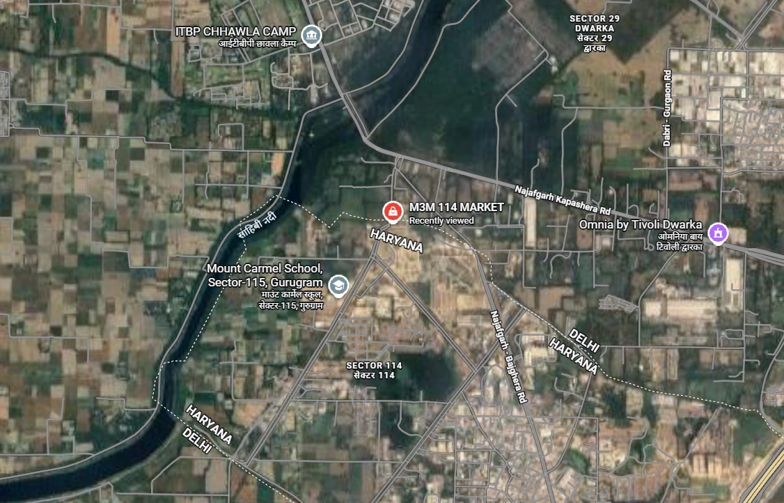 Site Plan Of M3M Xpressway114