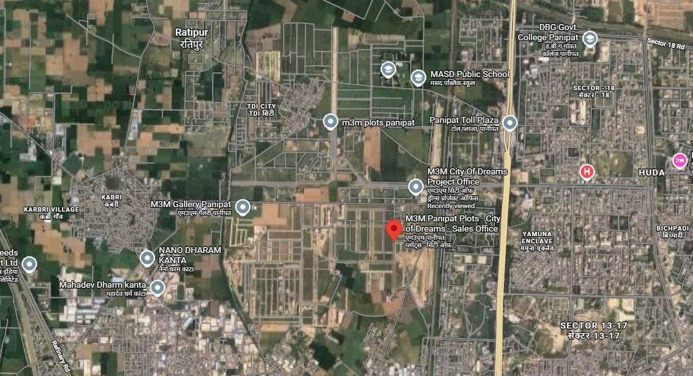 Site Plan Of M3M Terraces