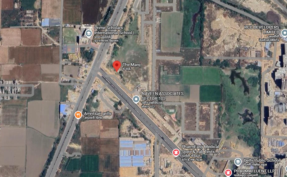 Site Plan Of The Marq