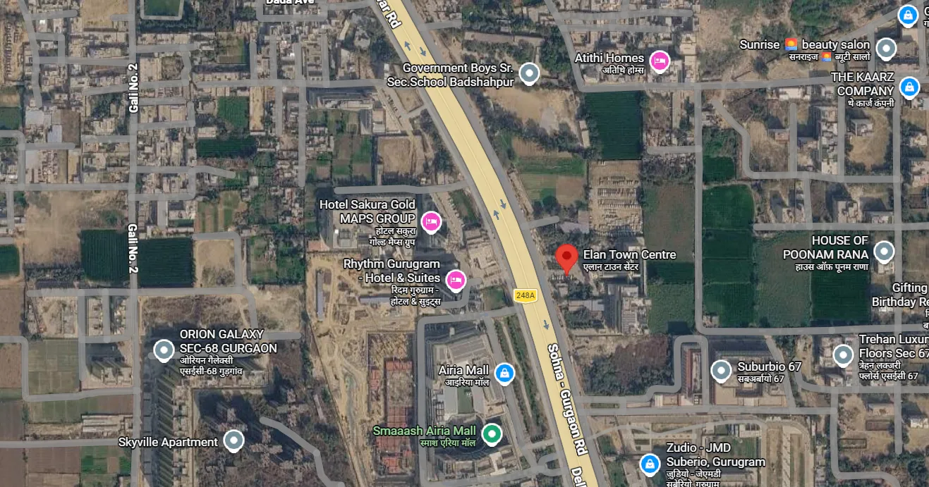 Site Plan Of Elan Town Centre
