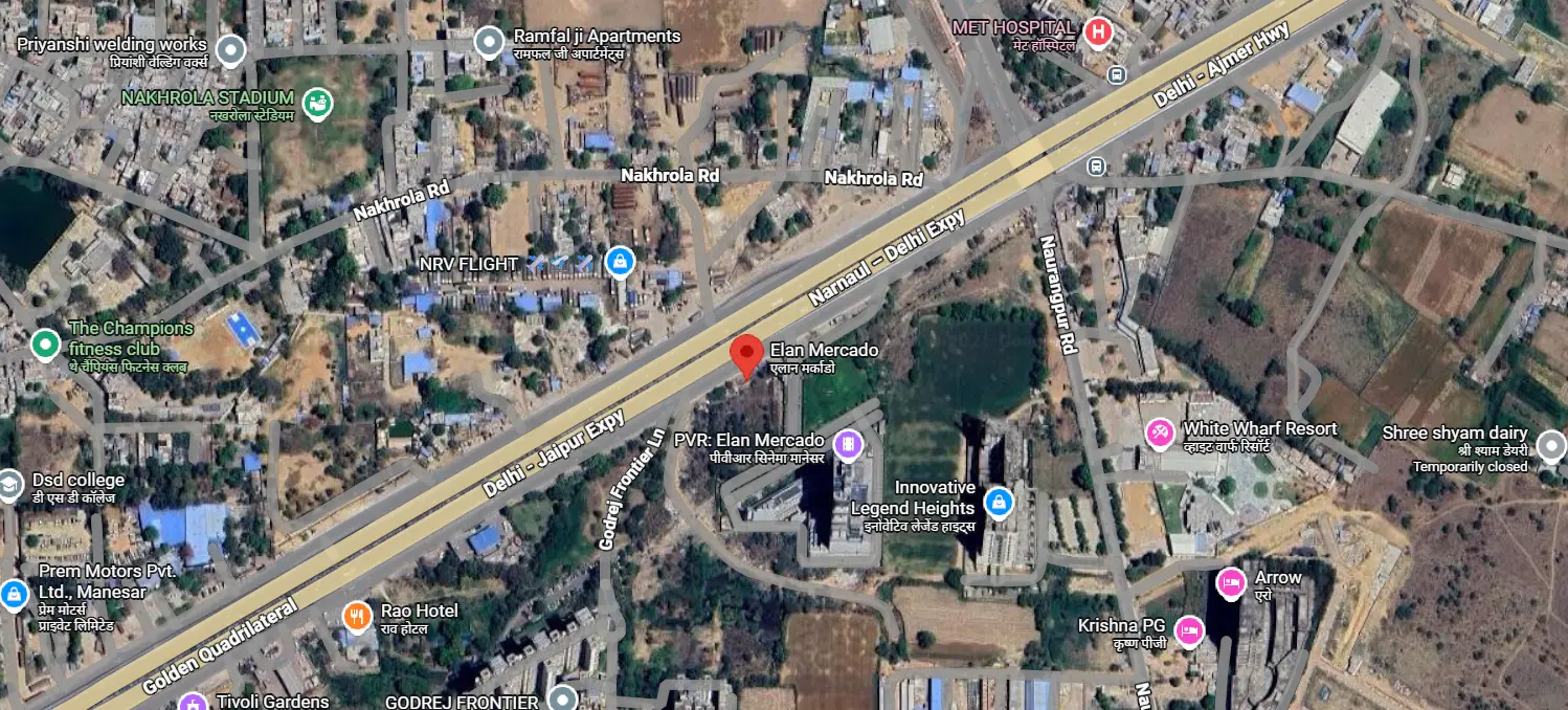 Site Plan Of Elan Mercado