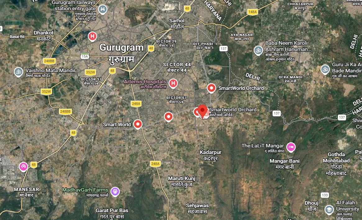 Site Plan Of Smartworld Orchard