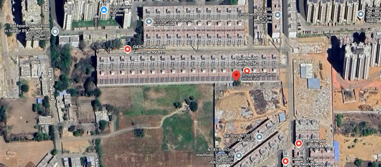 Site Plan Of Smartworld Gems