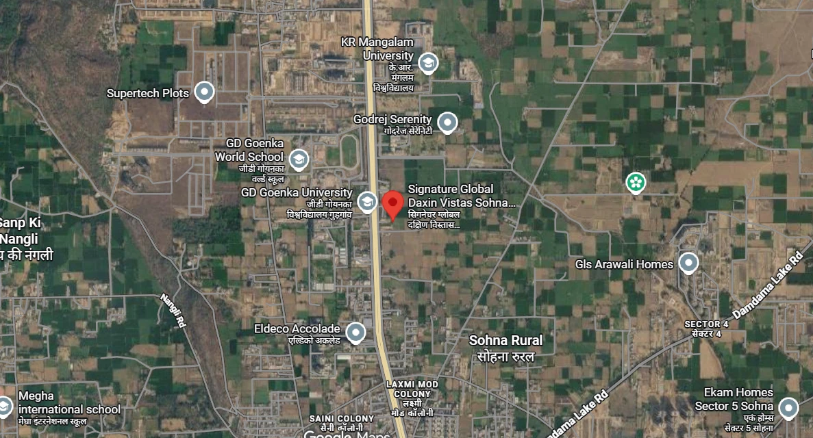 Site Plan Of Signature Global Daxin Vistas