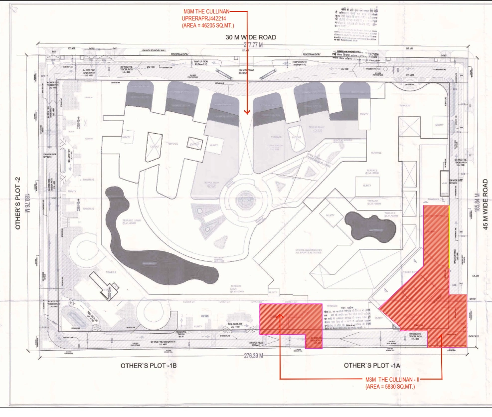 Site Plan Of Trump Tower Noida