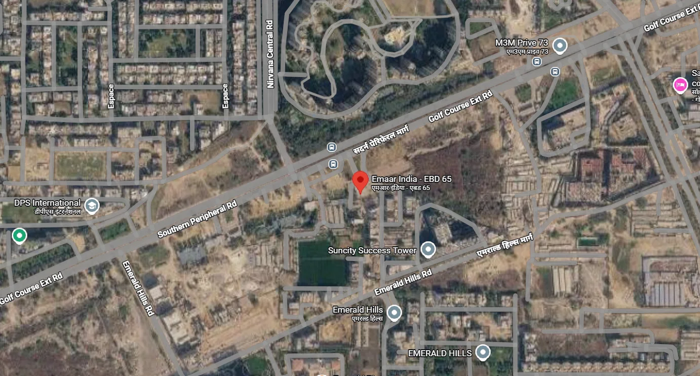 Site Plan Of Emaar Business District 65