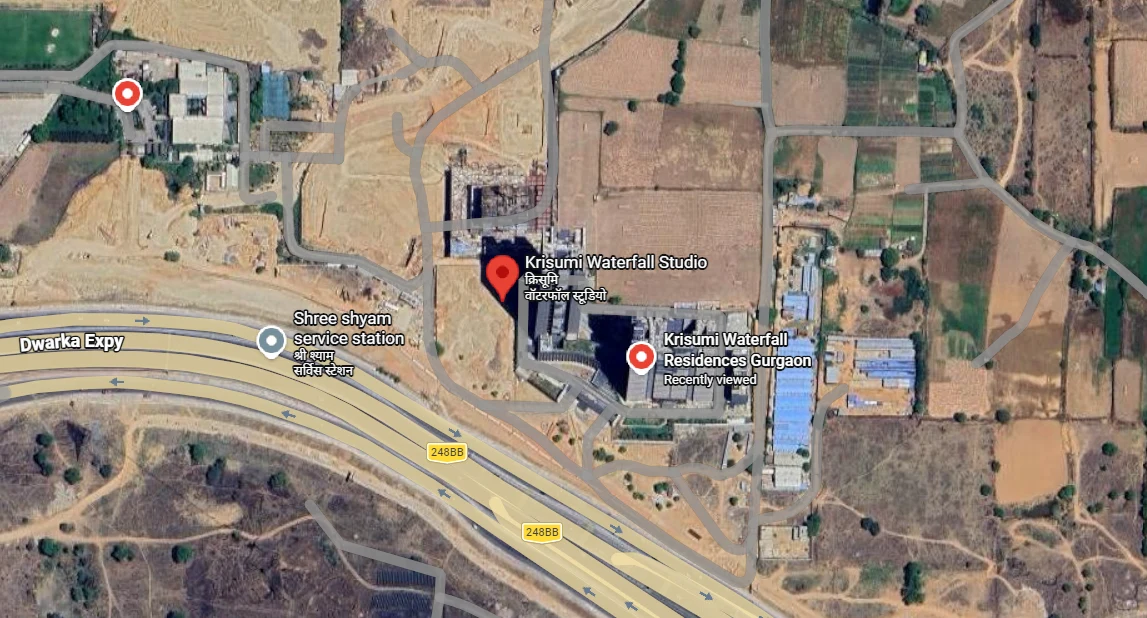 Site Plan of Krisumi Waterfall Suites