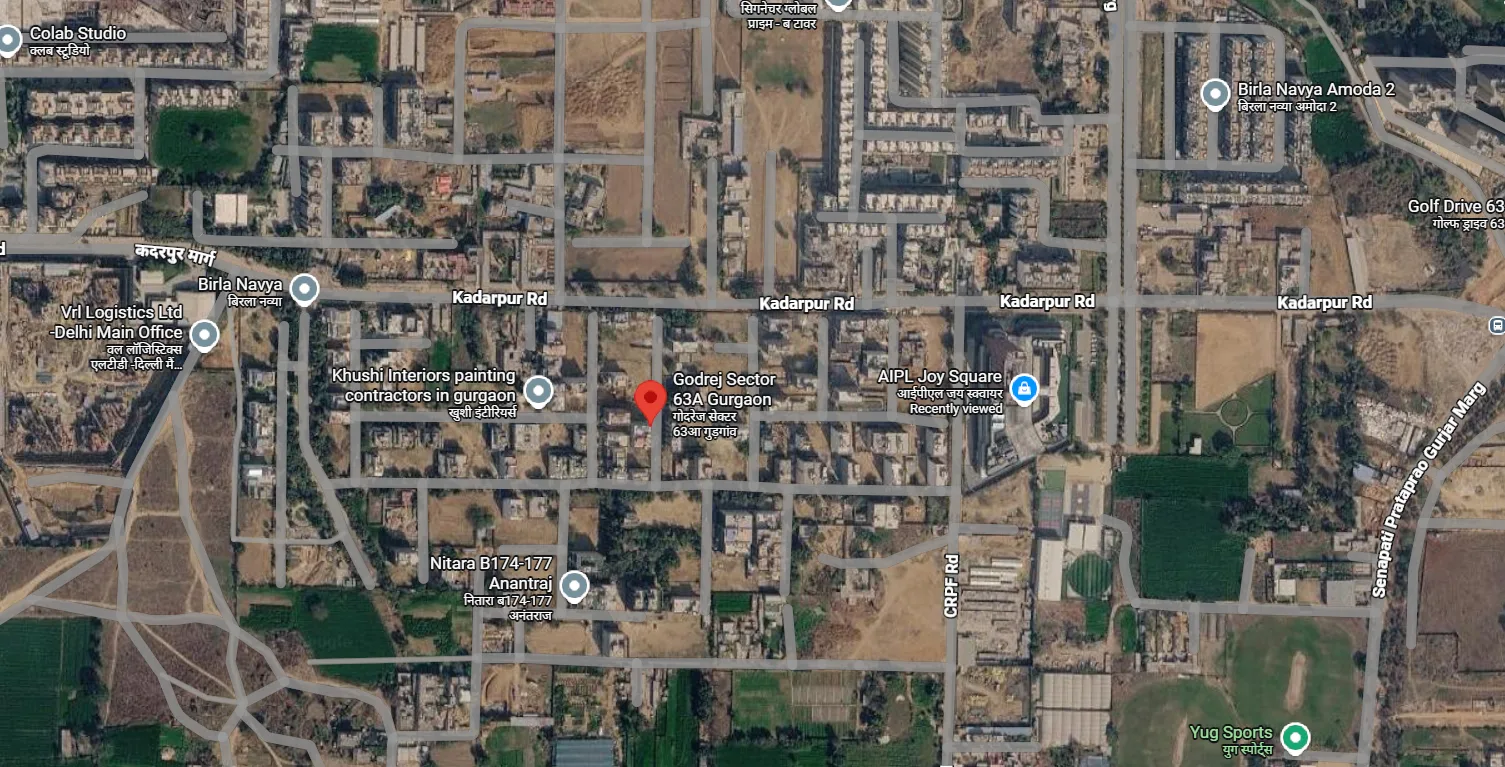 Site Plan Of Godrej Verano