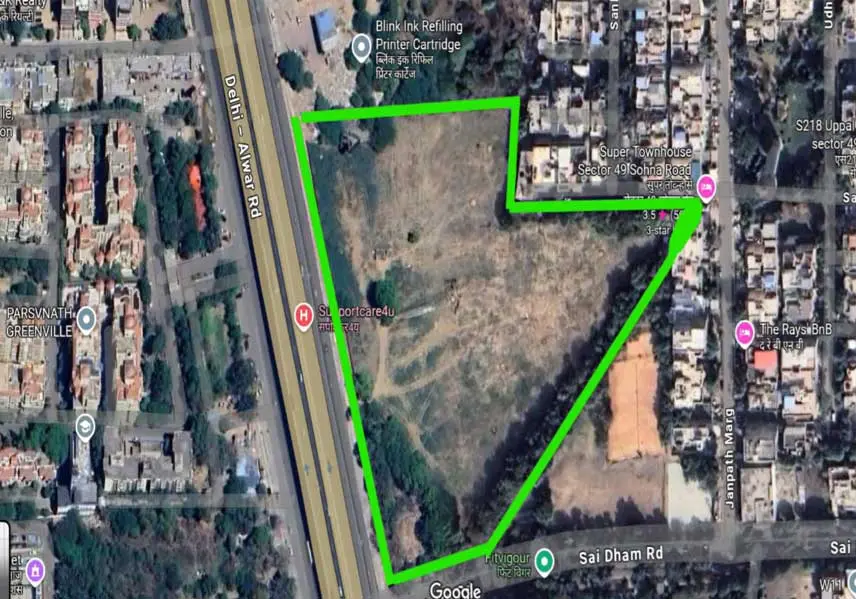 Site Plan of Elan The Statement